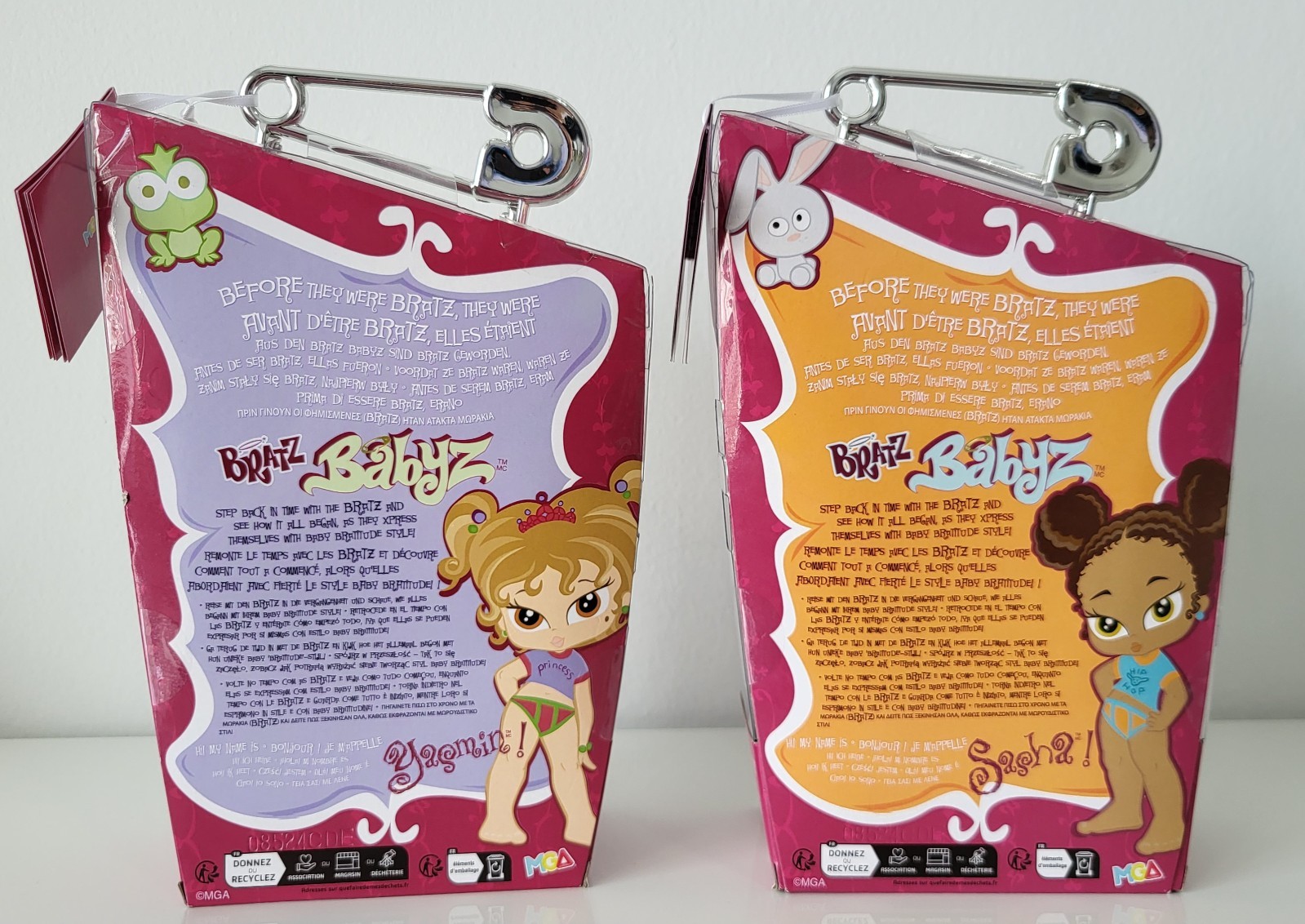 Bratz Babyz Yasmin & Sasha Dolls Set w/ Pets NEW MGA