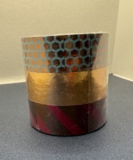 New 3 Pack Scotch Washi Tape Metallic Copper Gold Bronze Aqua Pink Planner Craft