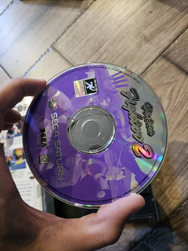 Virtua Fighter 2 (Sega Saturn, 1995) CIB COMPLETE IN BOX - Image 4 of 4