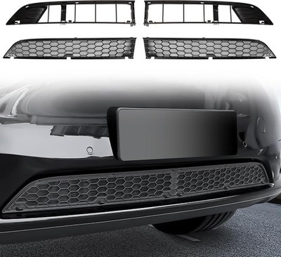 Front Grille Mesh Inserts for Tesla Model Y 2021-2024