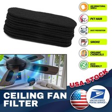 10 Pack Ceiling Fan Filters Activated Carbon Air Filters Fan Blade Filters Pads