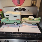 Vintage 1960’s Tonka Fleetside Pickup Truck with Camper  clipper boa andt motor