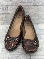Clarks Collection Shoes Womens Size 8M Patent Flats Comfort 26103331