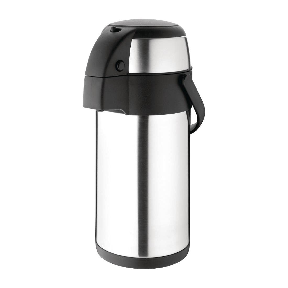 Olympia Pump Action Airpot 3L 370X151mm Stainless Steel Teapot Infuser