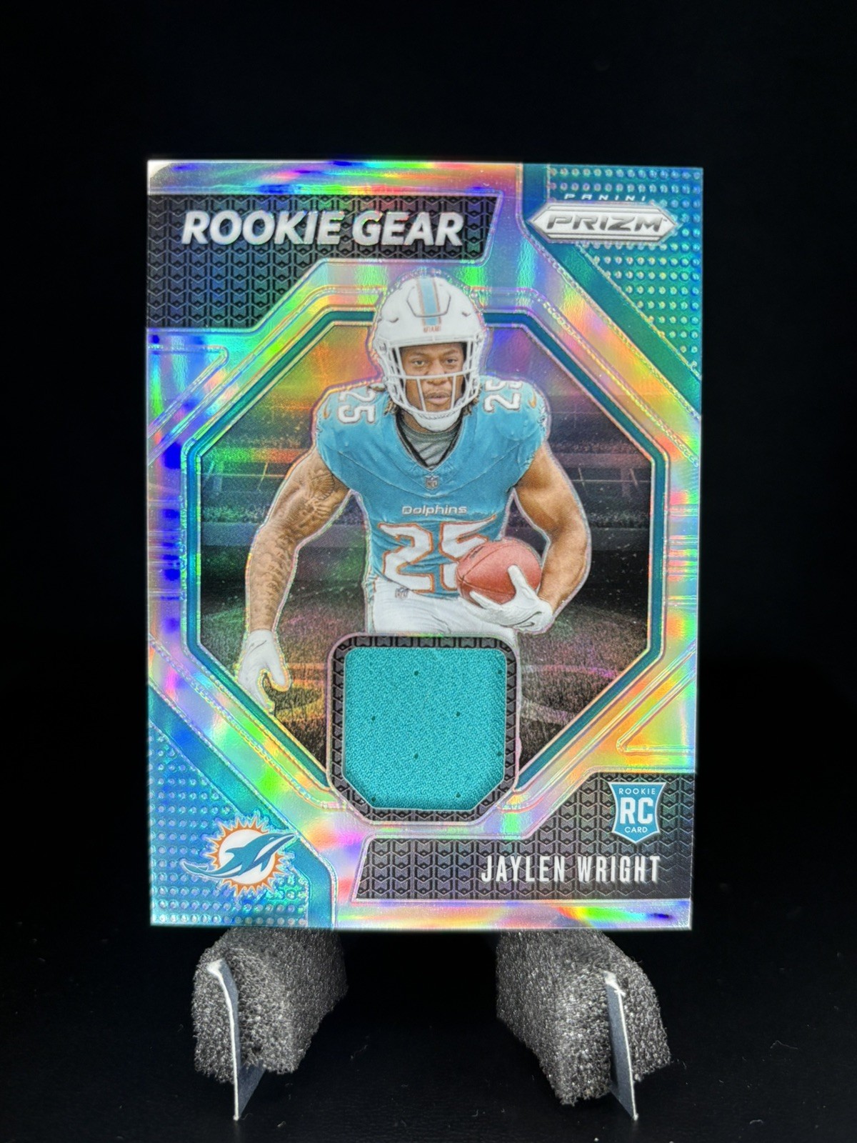 2024 Panini Prizm - Rookie Gear #RG-JWT Jaylen Wright silver Prizm rc