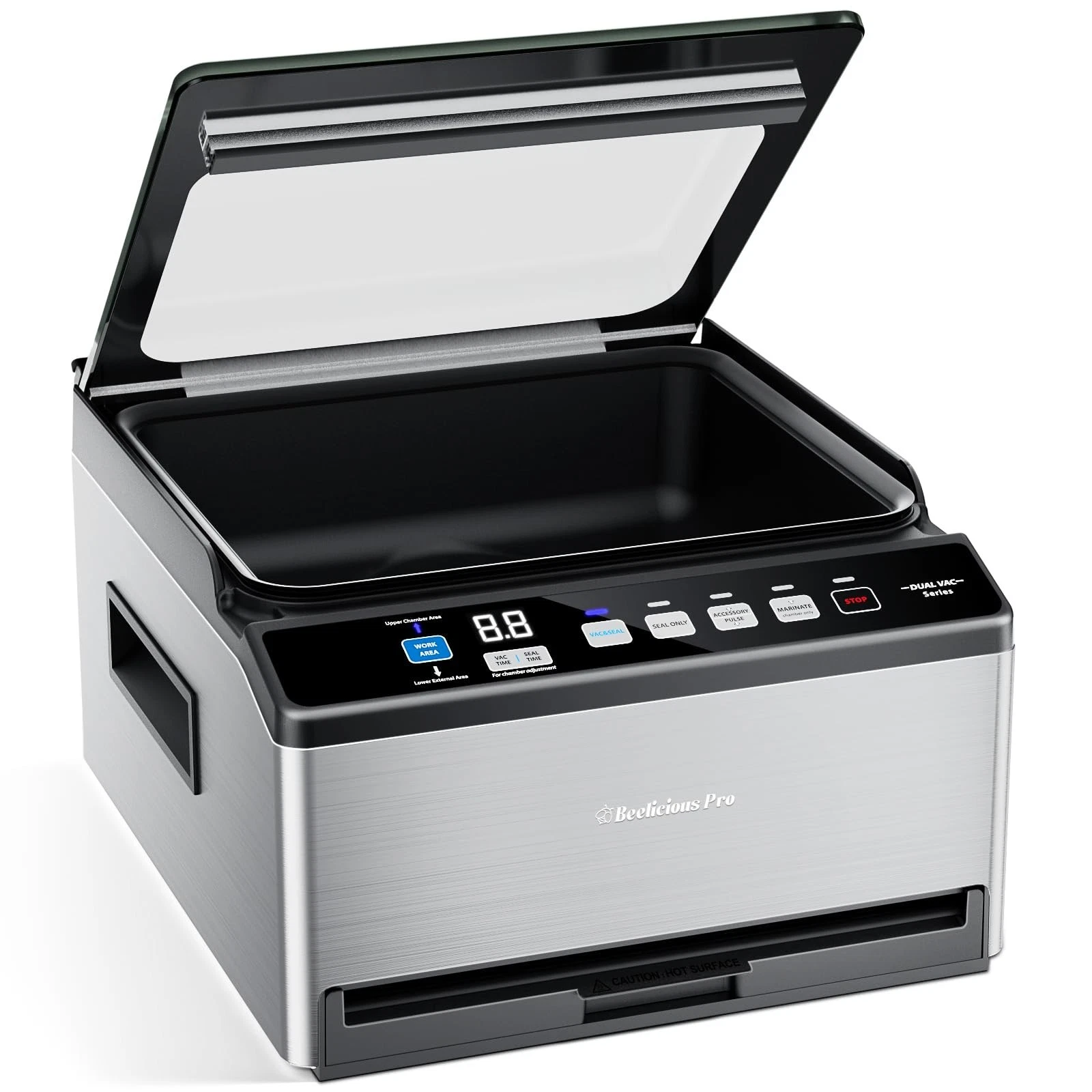 DualCore CVS101 Chamber Vacuum Sealer for Liquids & Sous Vide, 6L Dual Vacuum Zo
Opens in a new wind