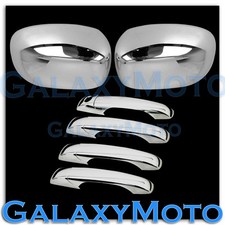 Triple Chrome Mirror4 Door Handle Wo Psg Kh Cover For 05-10 Chrysler 300 300c