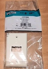 Panduit CFP2IW 2-Port Mini-Com Faceplate, Classic Series, Off-White STSI New In