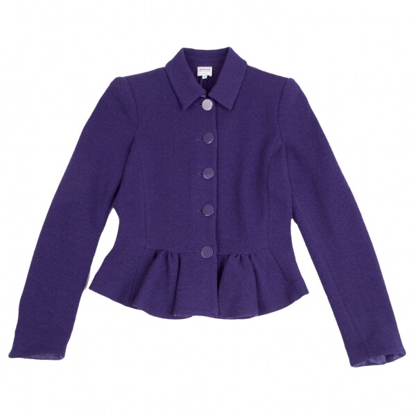 ARMANI COLLEZIONI Wool Hem Switching Jacket Size 42(K-124993