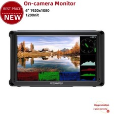 FW568 PRO 6" 1920x1080 Full HD IPS 1200NIT On-camera Monitor Support 4K HDMI tp1