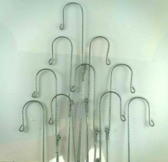 12 x Hanging Wire Orchid Vanda Hanger Planter Flowers Baskets Plant