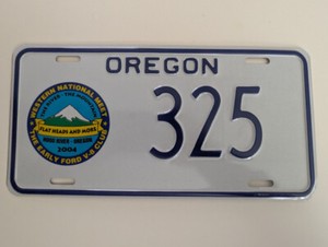 Oregon Western National Meet  The Early Ford V-8 Club License Plate  2004