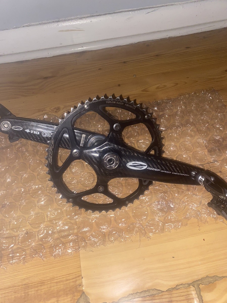 Zipp Vuma Quad 170mm 50T Crankset TEFLON RINGS BB30 110BCD With BB/Spd Clips NFS | eBay Zipp Vuma Quad 170mm 50T Crankset TEFLON RINGS BB30 110BCD With BB/Spd Clips NFS | eBay