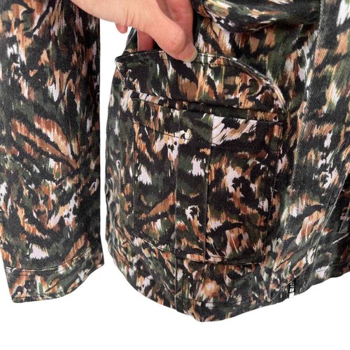 Ted Baker Womens Urban Cargo Jacket Size 2 US 6 Cotton Double Pocket Belted - Picture 7 of 15