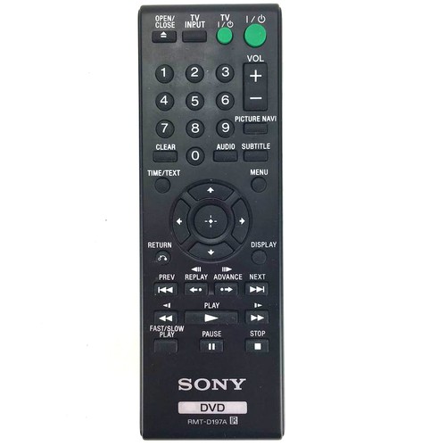 New Replace For Sony RMT-D197A DVD Remote Control DVPSR201P DVP-SR210 DVPSR210P - 第 1/3 張圖片