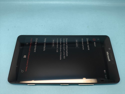 Microsoft Lumia 950 Black Unlocked 32GB Windows 10 Smartphone Good Condition - 第 2/5 張圖片