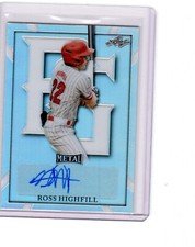 2021 Leaf Metal Perfect Game Ross Highfill Prismatic Auto RC