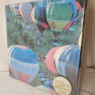 Vintage Hot Air Balloon Jigsaw Puzzle Ballooning Festival 80s 550 Piece Sealed