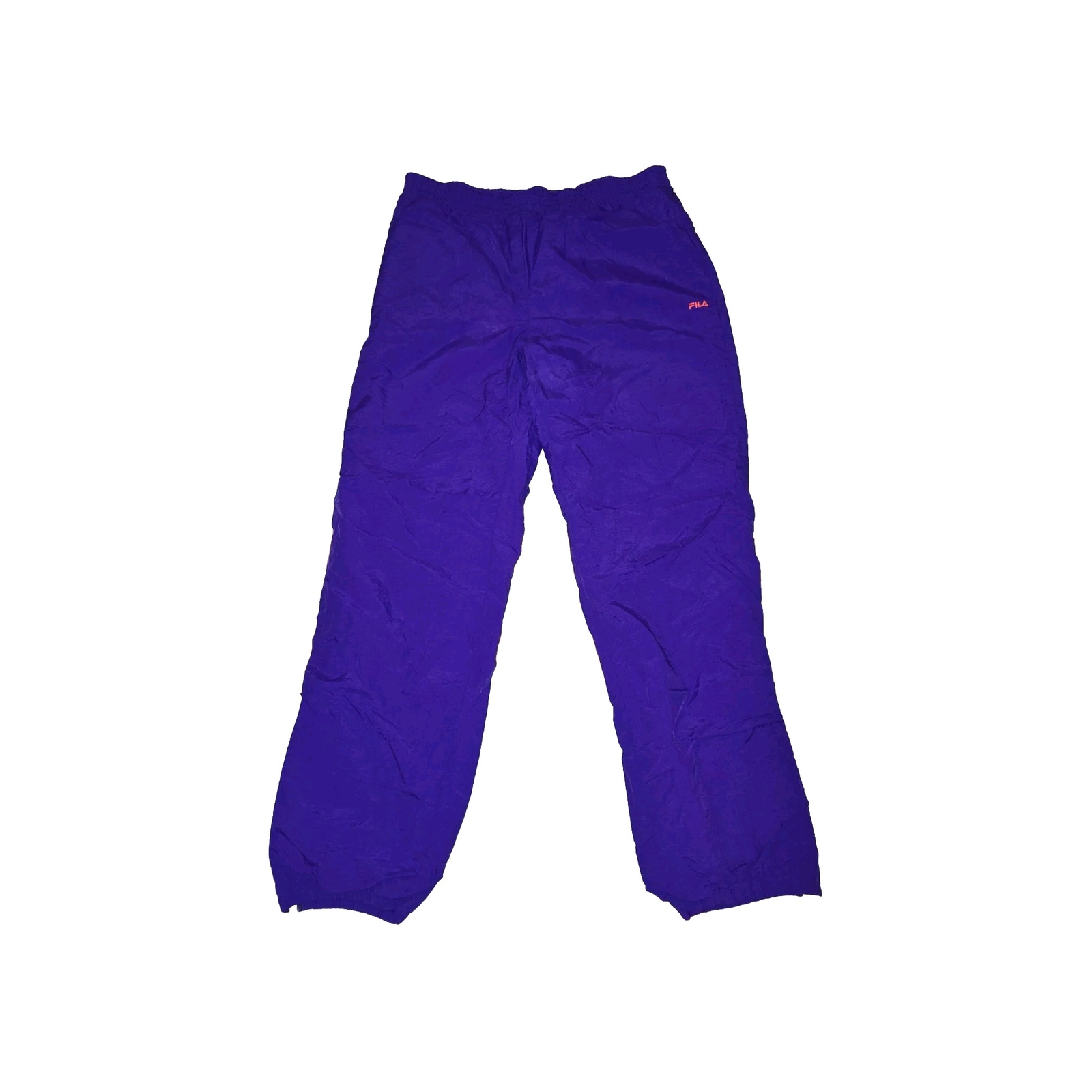 Pantalone FILA vintage anni 90 uomo grande viola giacca a vento pista logo joggers