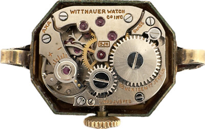 Vintage Wittnauer Sunburst Dial Ladies Mechanical Wristwatch 5JN 10k RGP Runs Vintage Wittnauer Ladies Watch: 10K RGP Bezel, Stainless  main image 4
