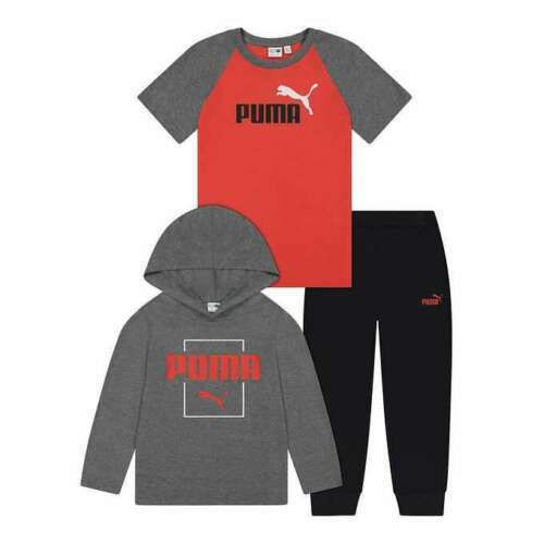 Puma Boys' Youth 3-piece Set Size XXS (3/4) Red NWT - Picture 1 of 7