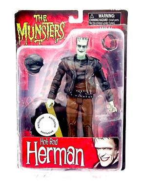2013 The Munsters HOT ROD HERMAN Action Figure, Diamond Select / Toys R US - NIB