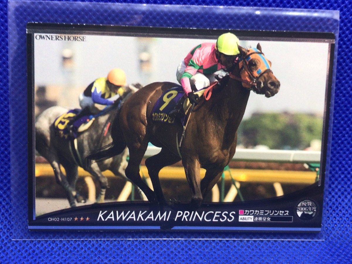 KAWAKAMI PRINCESS Horse Racing card OWNERS HOUSE Japanese