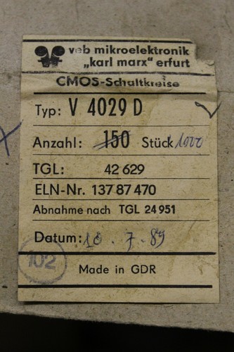 25 Stk. Schaltkreis IC V4029 CD4029 K561IE14 Synchroner 4-bit-Zähler #AS-D06 - Picture 2 of 2