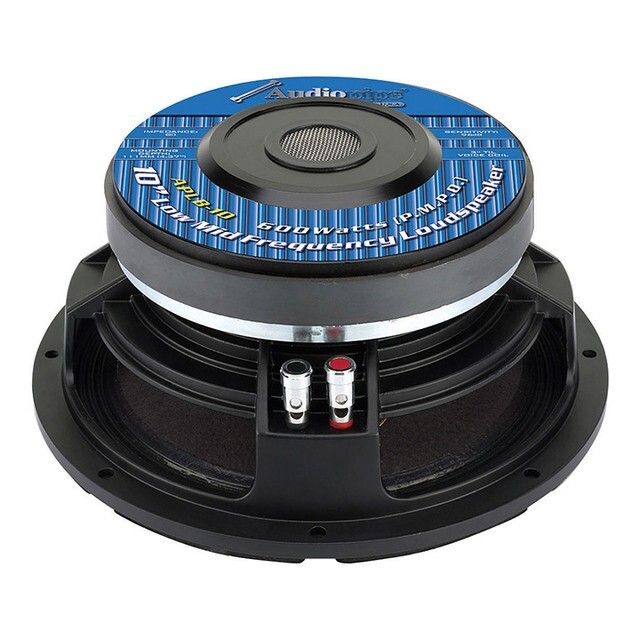 Audiopipe APLB-10 | 10 Inch 600W 8 Ohm Pro Audio Car Mid-Bass Speaker (one)