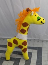 Dakin Dream Pets Giraffe Plush Yellow 10 Inch 1975 Stuffed Animal Toy