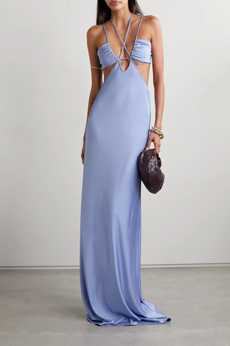Satin 2025 jersey dress