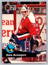 1991 Pro Set French #601 Don Beaupre Excellent