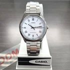Casio Analog Silver Metal Band White Men MTP-V006D-7BDF Watch Original New