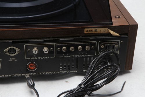 Vintage JVC Nivico 4450u Stereo Turntable Radio Phono AS IS READ SH - Picture 15 of 16
