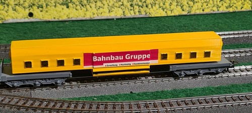 ☆ MÄRKLIN H0 ☆ TIEFLADEWA. 4617 / 4618 ☆ KOMMANDOZENTRALE BAHNBAU GRUPPE EVP - Bild 2 von 6