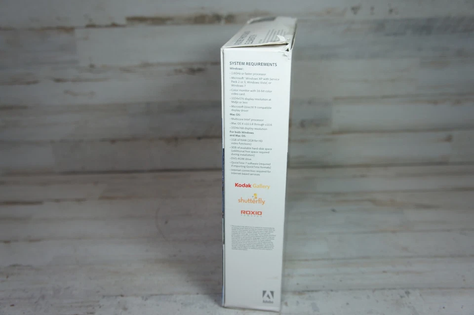 Adobe Photoshop Elements 9 (Win/Mac 2010) - Costco Big Box 8 x 9.5" - Image 4 of 4