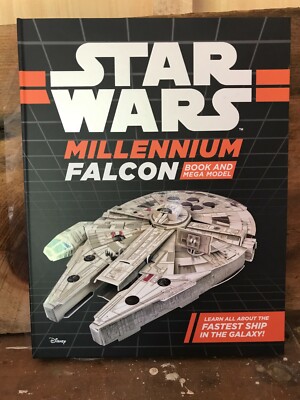 Star Wars Millennium Falcon Book and Mega Model NEW
