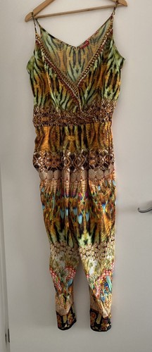 RUBY YAYA Tribal Jumpsuit Size M 12 RRP $179.99 NWOT Sequin - Picture 3 of 9