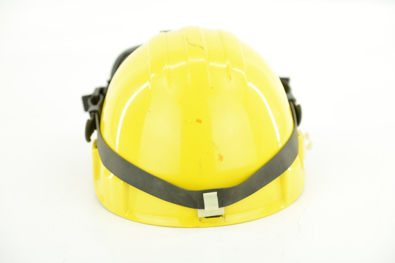E.D. Bullard Yellow Advent Firefighter Helmet W/ Goggles
