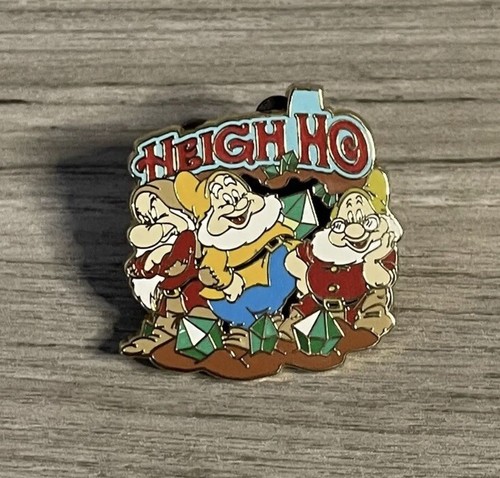 Adventures by Disney ABD Heigh Ho Snow White Seven Dwarfs Pin Mickey Backer