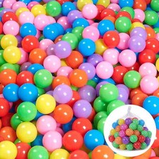 100 x Soft Plastic Ocean Balls Children Pit Kids Colourful Toys Play Pool Ball