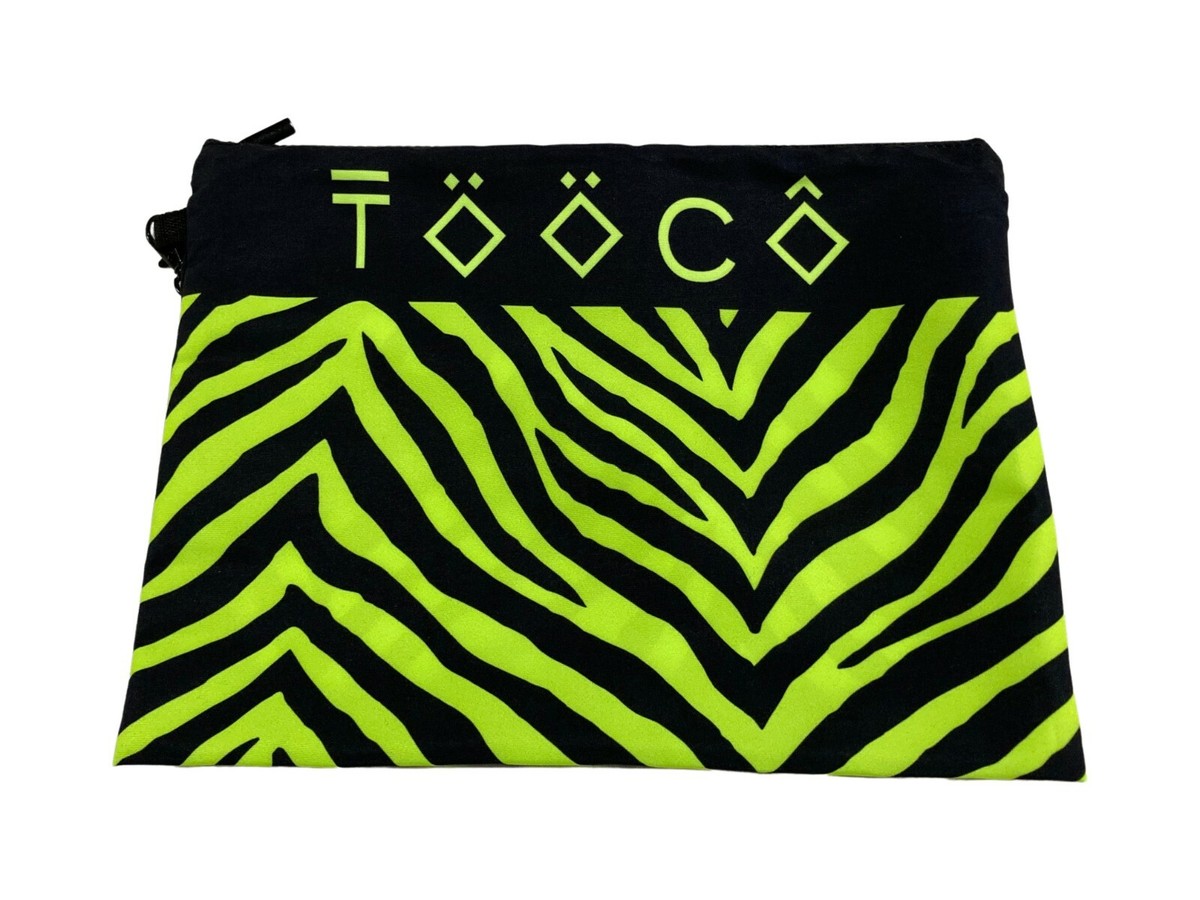 TOOCO Men's Boxer Costume Zebra Print Black/Fluorescent Art