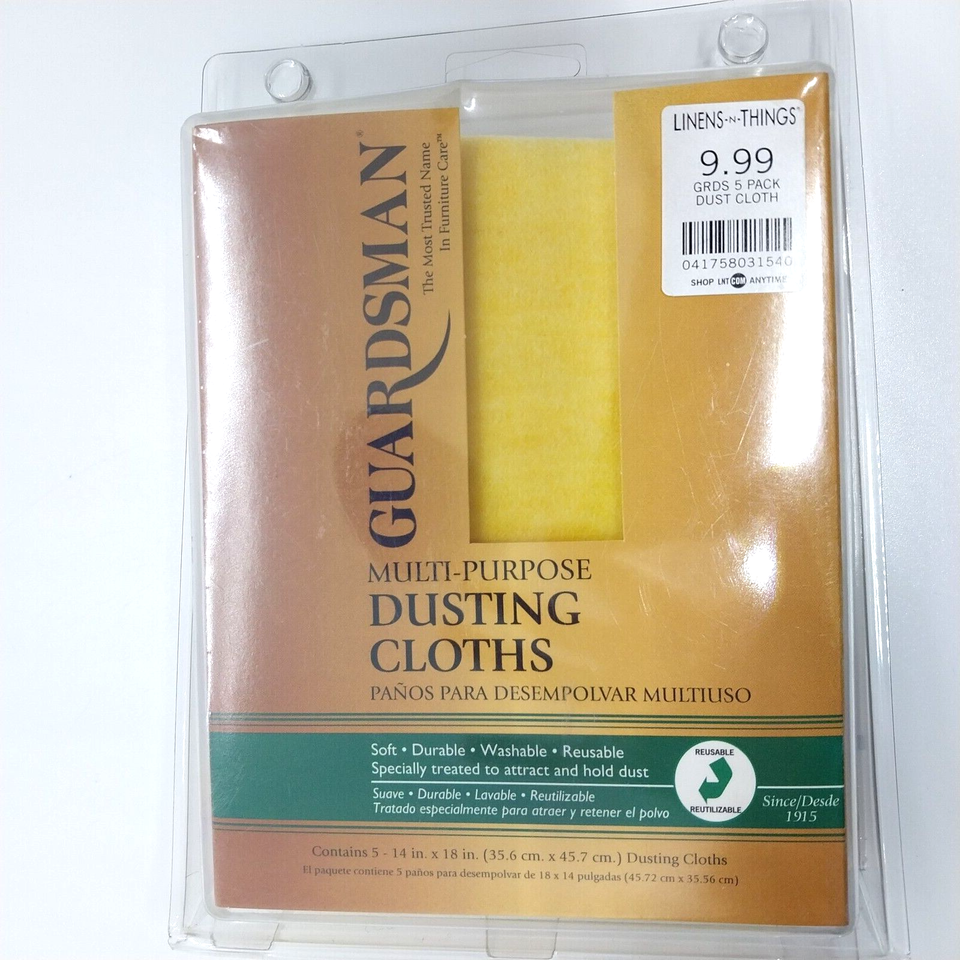 Guardsman Dusting And Cleaning Cloth (5 Count) Guardsman Cloth eBay
