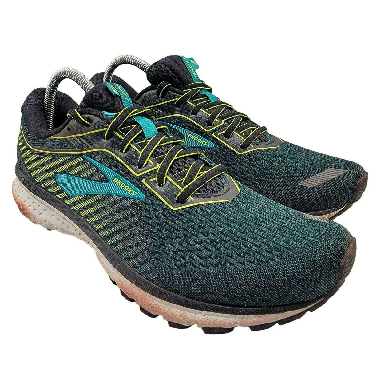 Brooks Ghost 12 Mens Size 9.5 Green Black Athletic Running  display picture 1