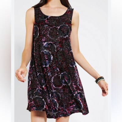 MinkPink Look But Don t Touch Velvet Mini Dress Small