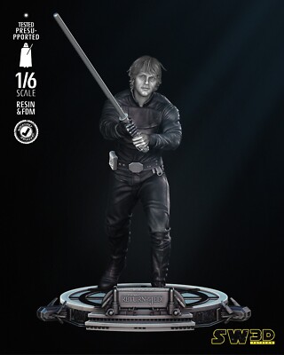 Luke Skywalker - Episode VI - Maßstab 1:12 - Star Wars Fan Art Figur, 3D Druck