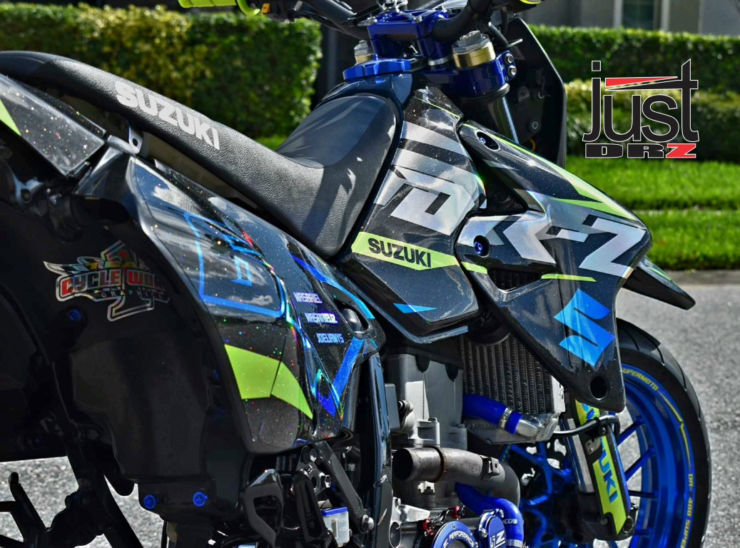 Graphic Kit Street Bike Suzuki DRZ 400 SM- Kutvek Kit Graphik
