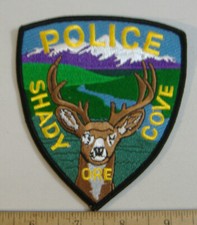 SHADY COVE  POLICE DEPT OREGON FABRIC PATCH