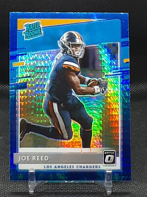 JOE REED 2020 DONRUSS OPTIC BLUE HYPER PRIZM ROOKIE CHARGERS CAVALIERS ...