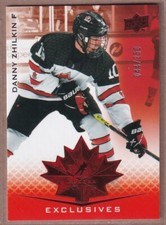2021-22 Upper Deck Team Canada Juniors Exclusives #100 Danny Zhilkin U18 /250
